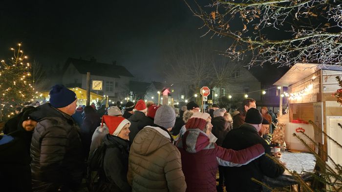 Weihnachtsmarktbesucher