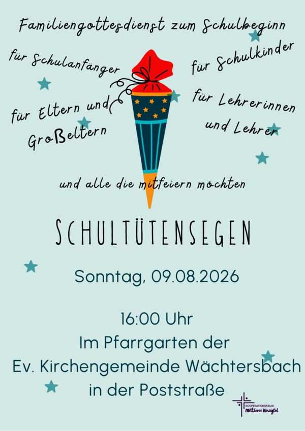 Schultütensegen am 09.08.2026