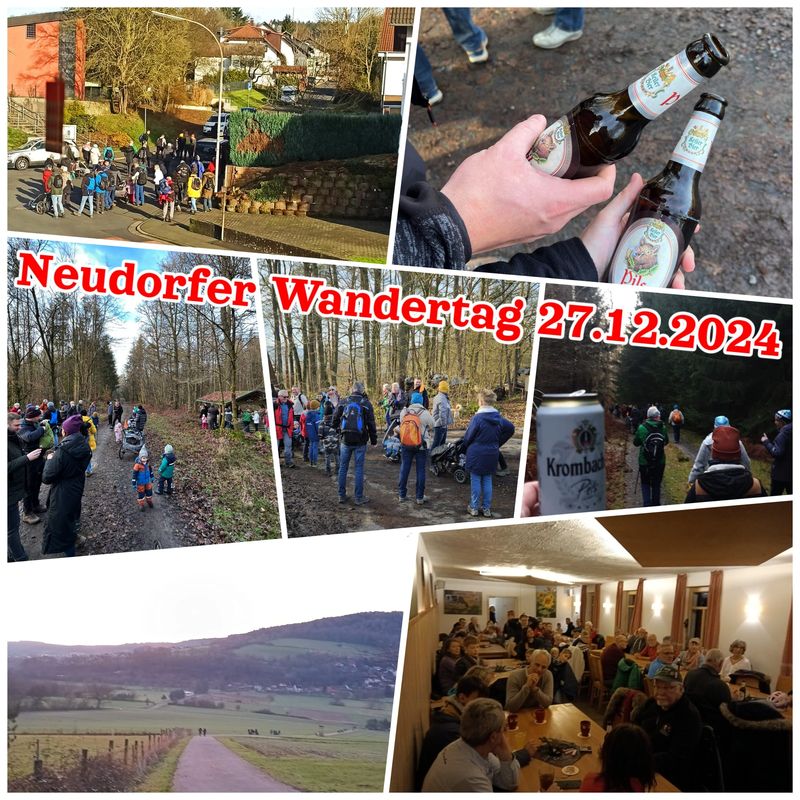 Eine Collage aus weiteren Fotos der Wanderung