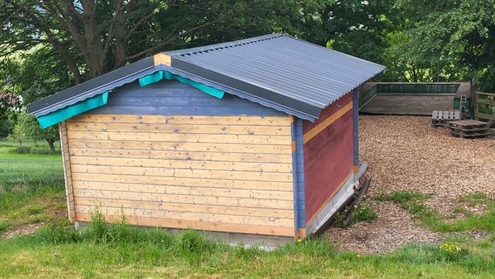 Die Hütte von oben (18.05.2025)